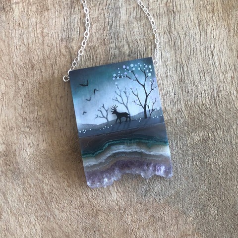 Forest Scene Necklace
