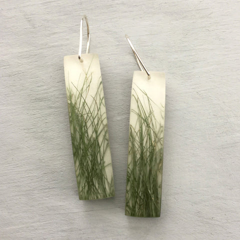 Grass earrings
