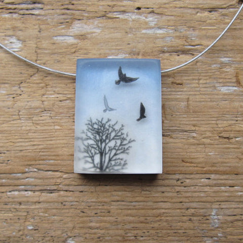 Above the trees necklace